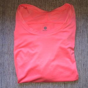 3/$15 Coral Activewear Workout Shirt with Oversized Fit and Lightweight Material